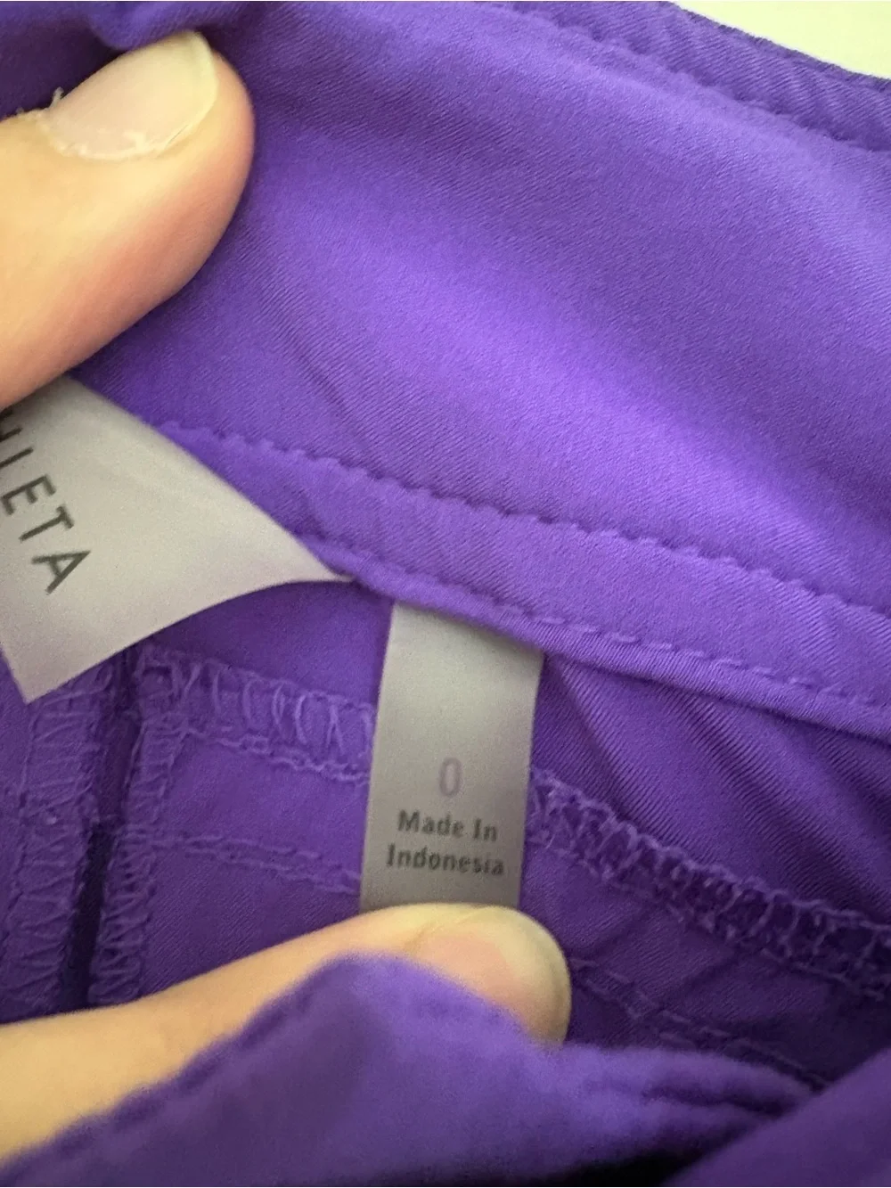 Athleta Violet Drawstring Performance Shorts - Picture 3 of 4